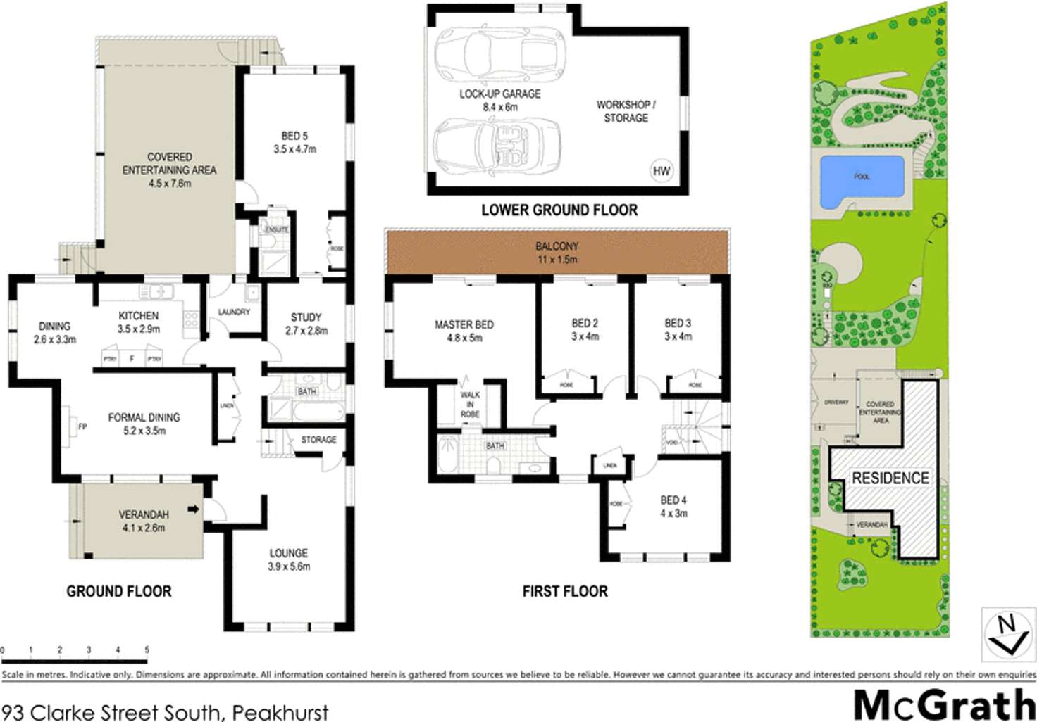 Floorplan of Homely house listing, 93 Clarke Street South, Peakhurst NSW 2210