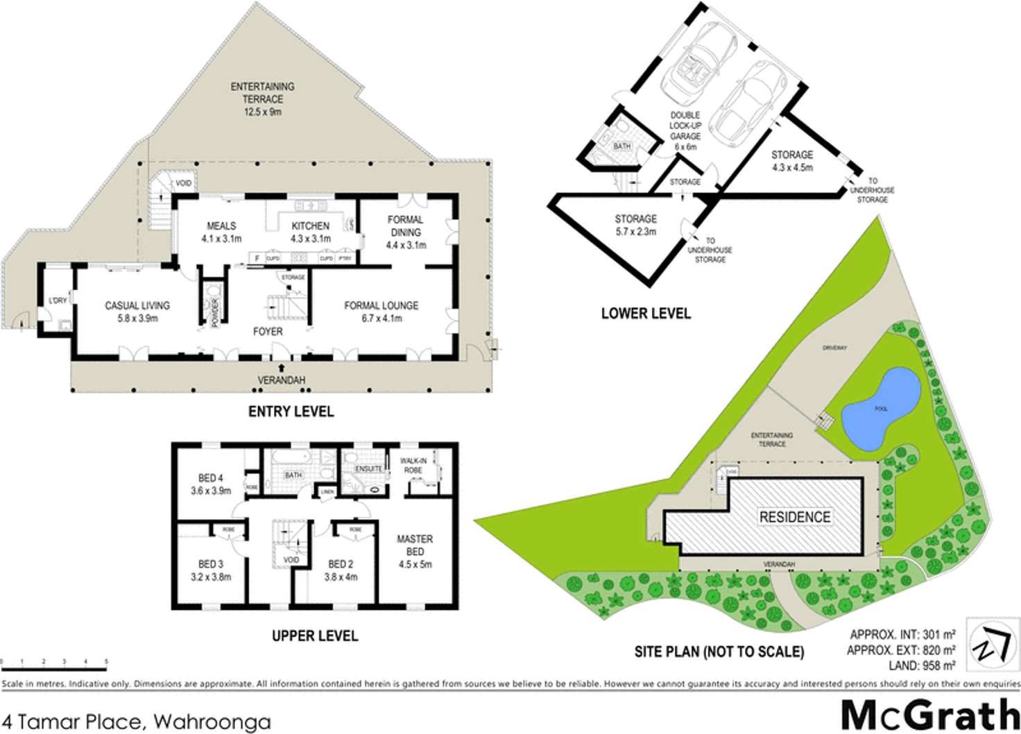 Floorplan of Homely house listing, 4 Tamar Place, Wahroonga NSW 2076