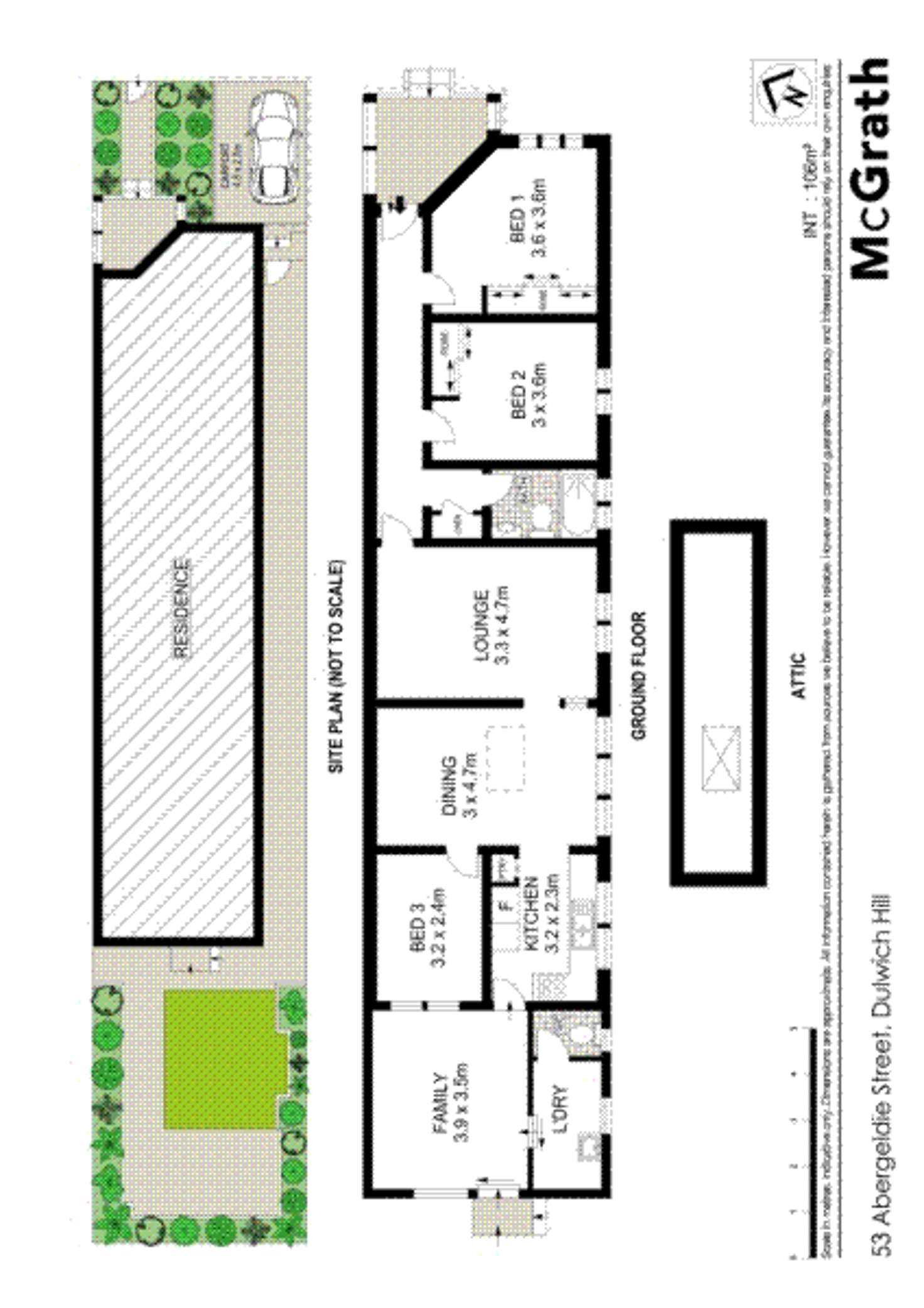 Floorplan of Homely house listing, 53 Abergeldie Street, Dulwich Hill NSW 2203