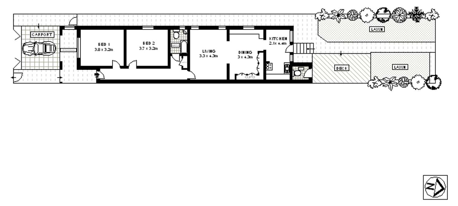 Floorplan of Homely house listing, 25 Perry Street, Lilyfield NSW 2040