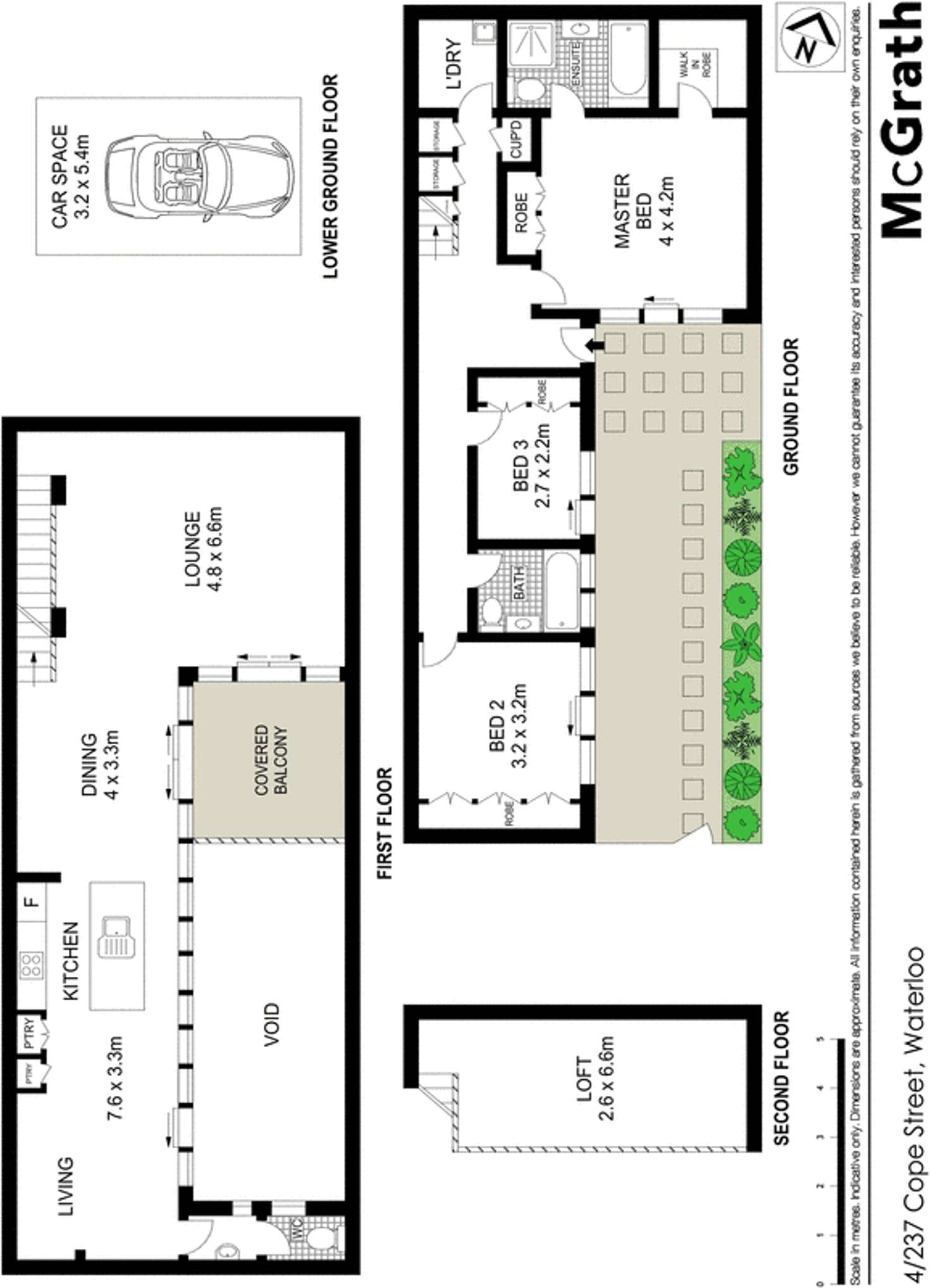 Floorplan of Homely apartment listing, 4/237 Cope Street, Waterloo NSW 2017