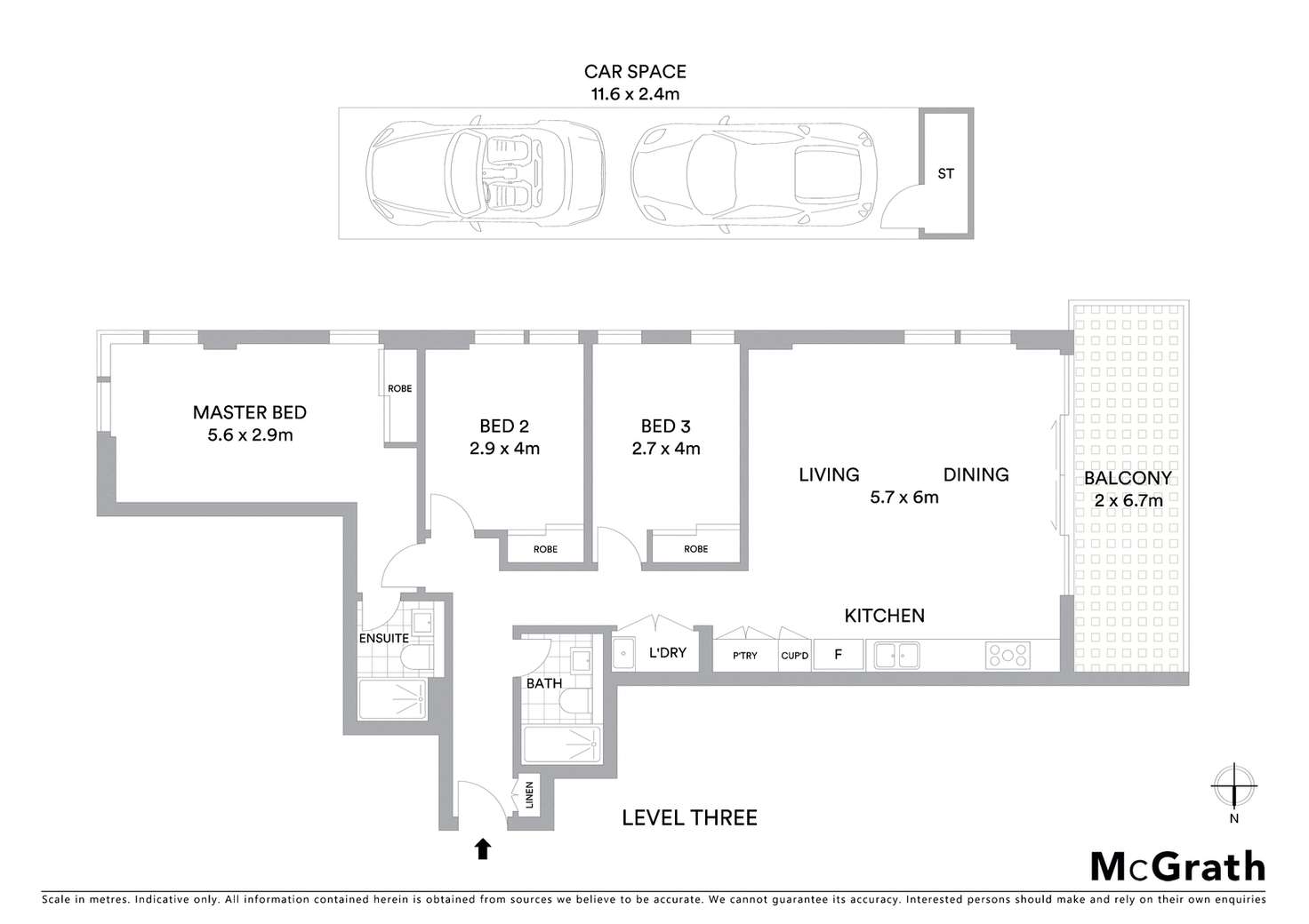 Floorplan of Homely apartment listing, 24/536 Mowbray Road, Lane Cove NSW 2066