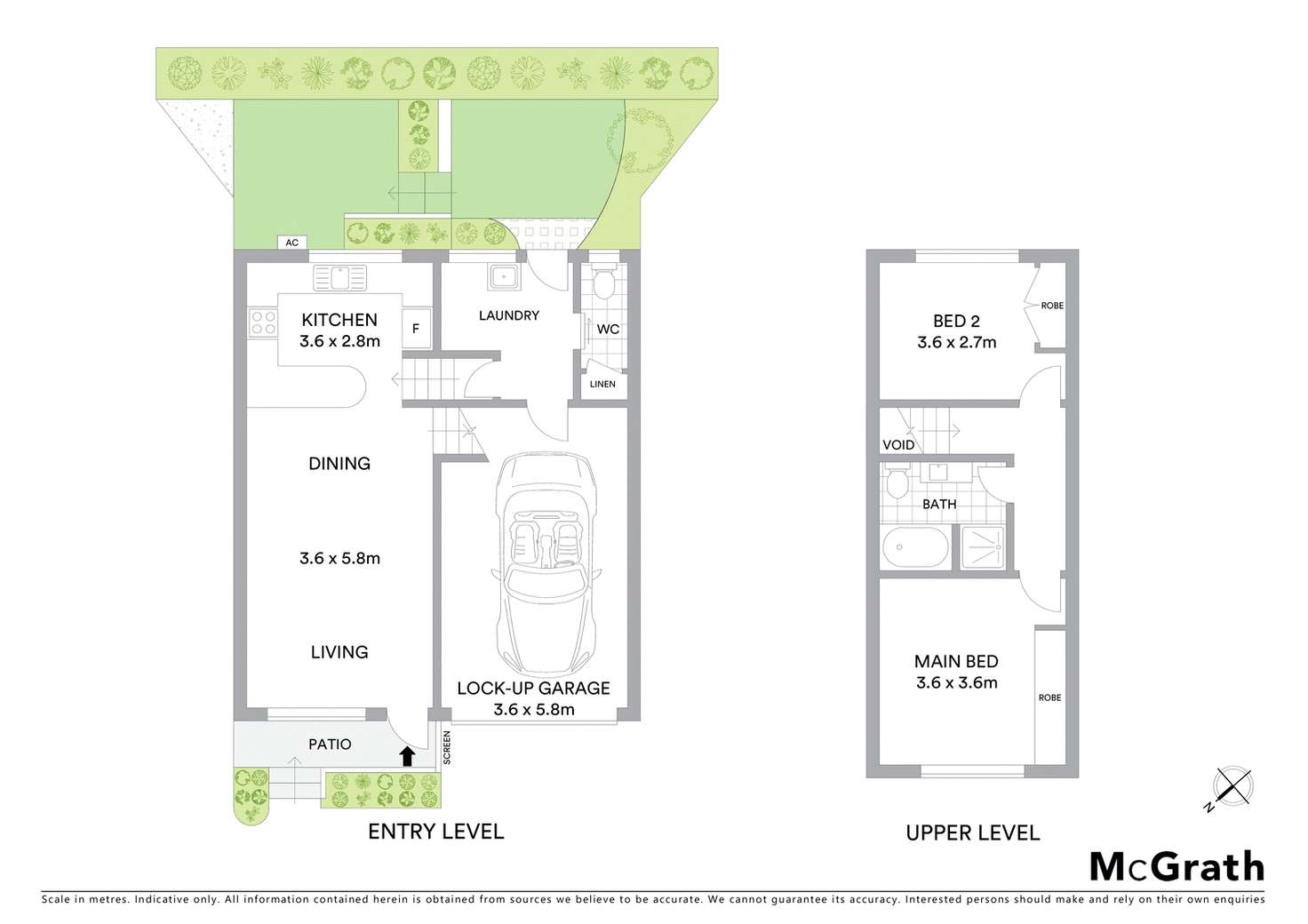 Floorplan of Homely townhouse listing, 2/16 Thomas Street, Cardiff NSW 2285