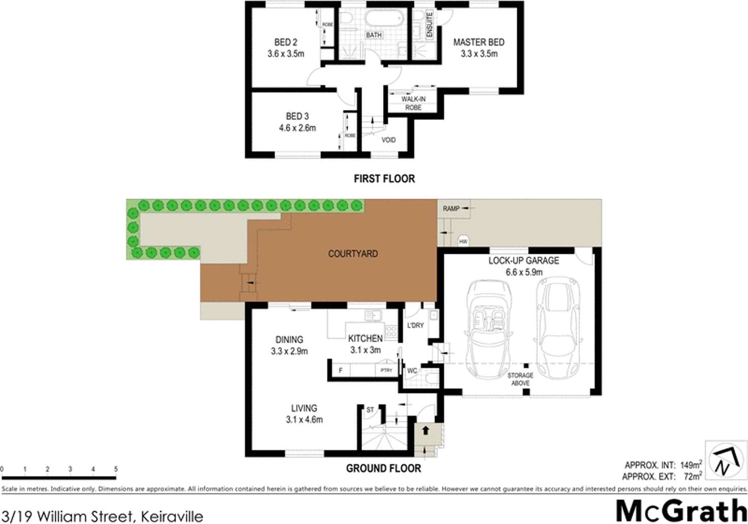 Floorplan of Homely townhouse listing, 3/19 William Street, Keiraville NSW 2500