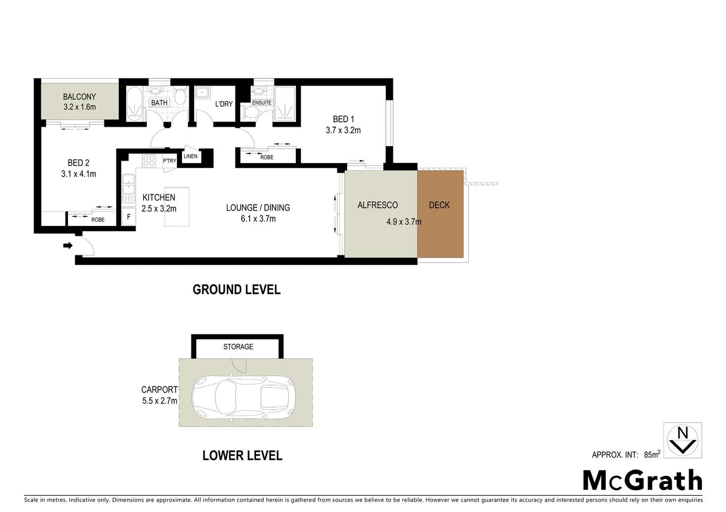 Floorplan of Homely unit listing, 15/38 Brougham Street, Fairfield QLD 4103