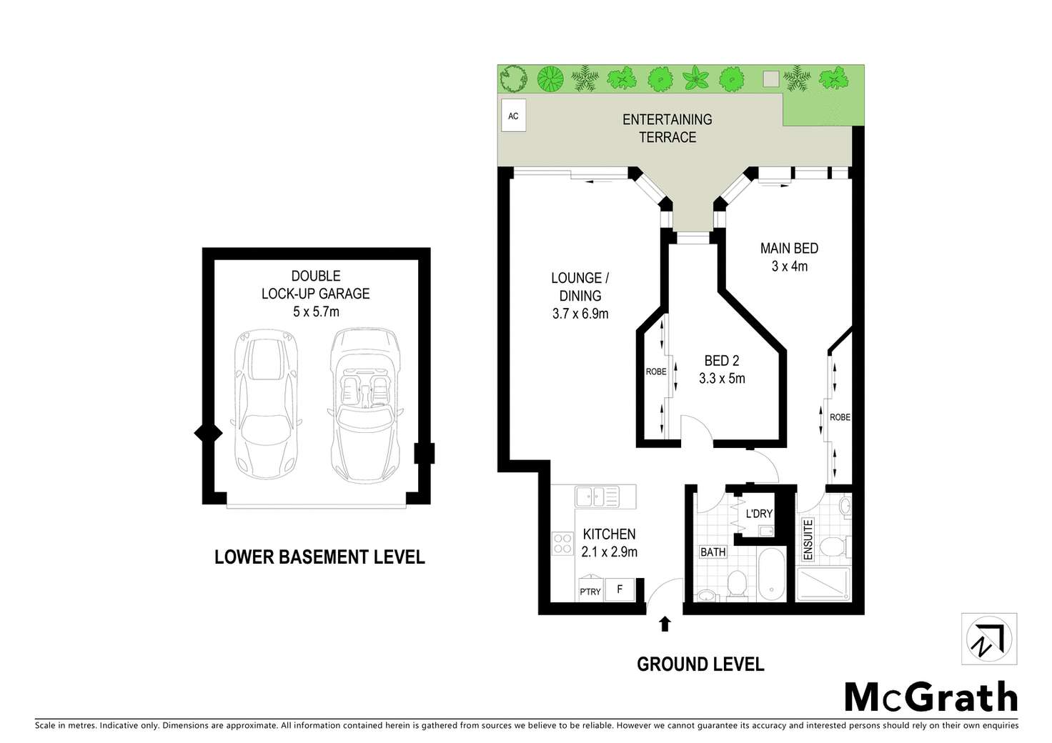 Floorplan of Homely apartment listing, 12/1161 Pittwater Road, Collaroy NSW 2097