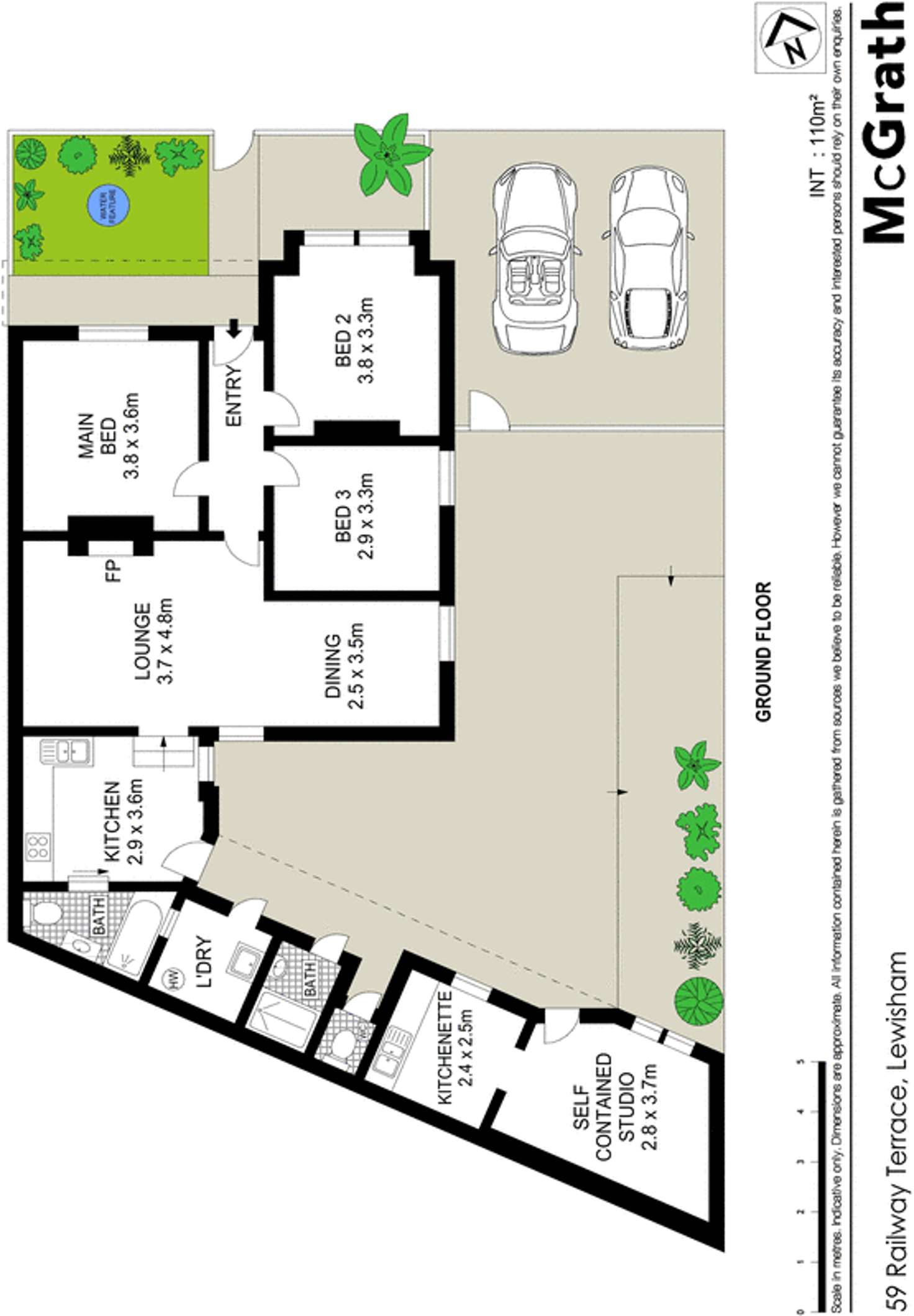 Floorplan of Homely house listing, 59 Railway Terrace, Lewisham NSW 2049