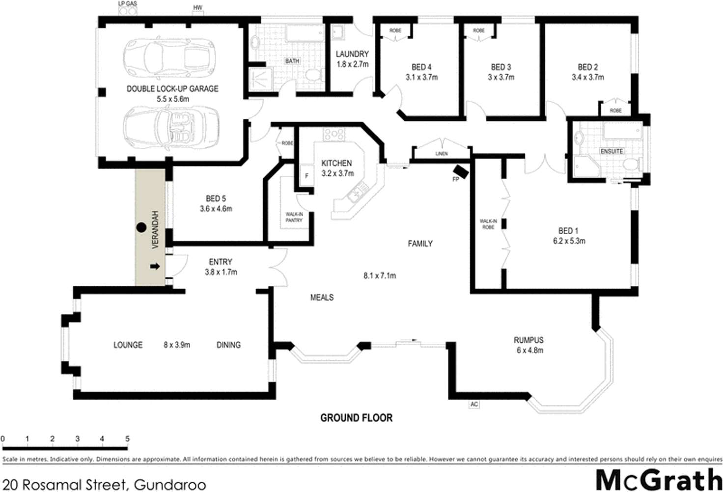 Floorplan of Homely house listing, 20 Rosamel Street, Gundaroo NSW 2620