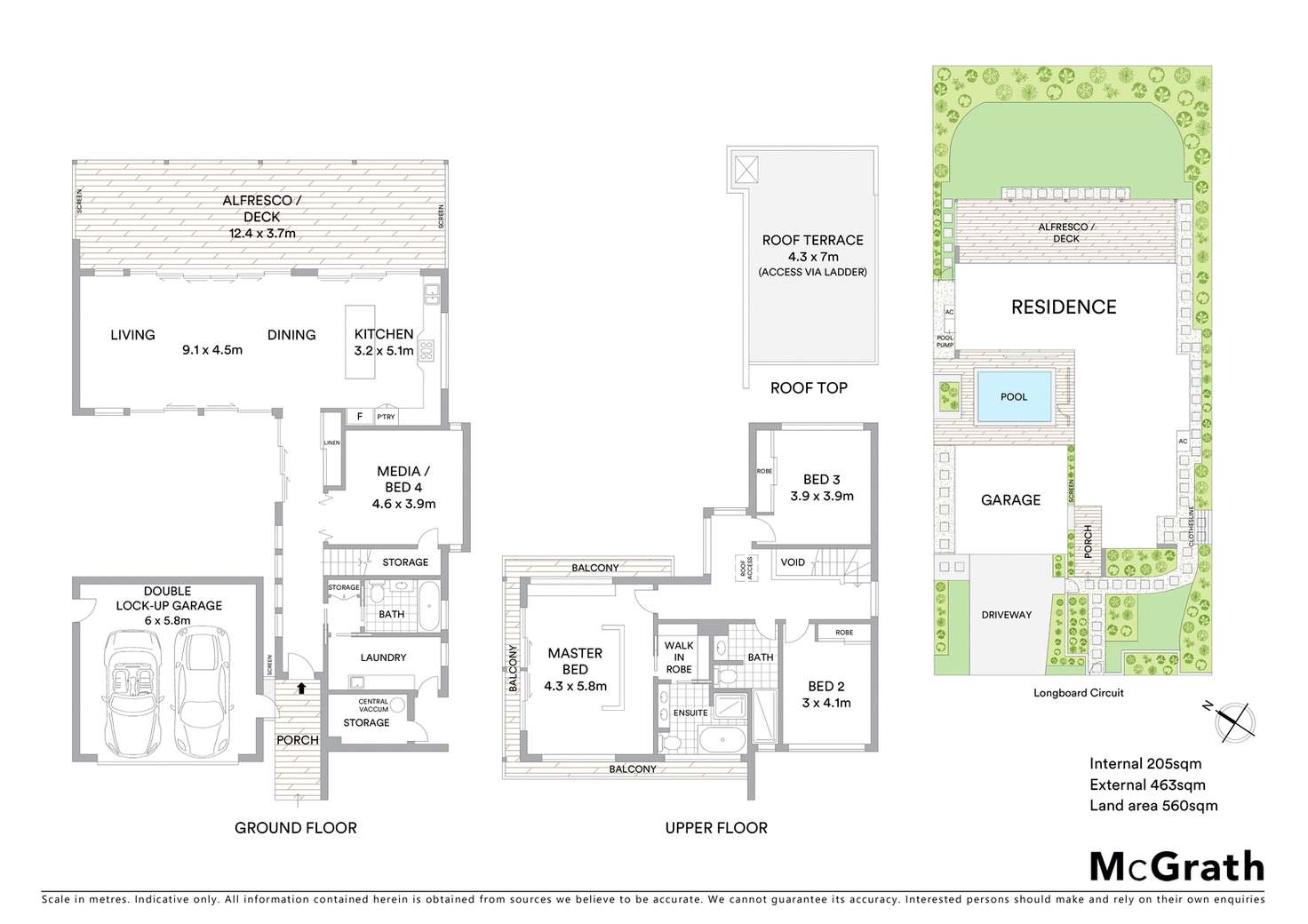 Floorplan of Homely house listing, 25 Longboard Circuit, Kingscliff NSW 2487