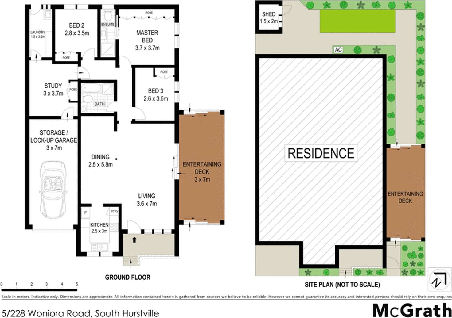 Floorplan of Homely villa listing, 5/228 Woniora Road, South Hurstville NSW 2221