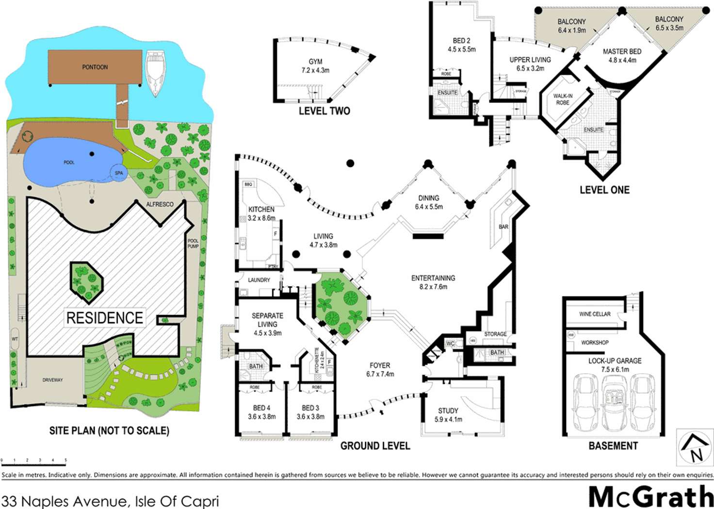 Floorplan of Homely house listing, 33 Naples Avenue, Isle Of Capri QLD 4217