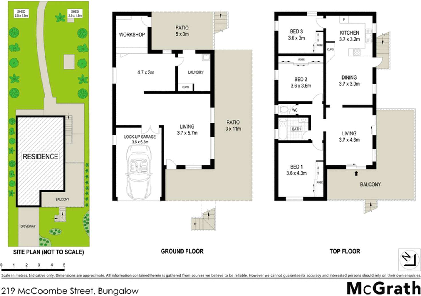 Floorplan of Homely house listing, 219 McCoombe Street, Bungalow QLD 4870
