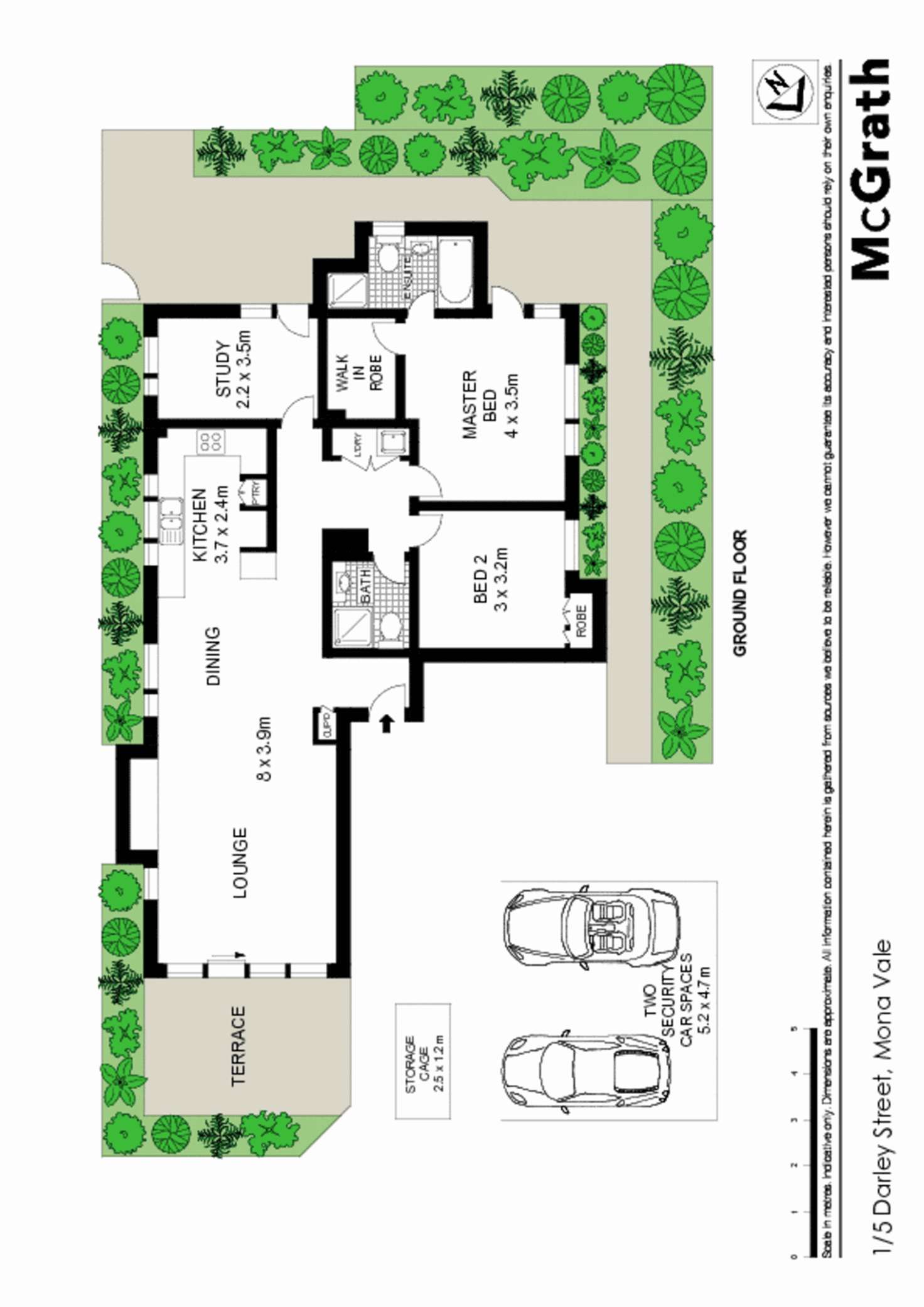 Floorplan of Homely apartment listing, 1/5 Darley Street, Mona Vale NSW 2103