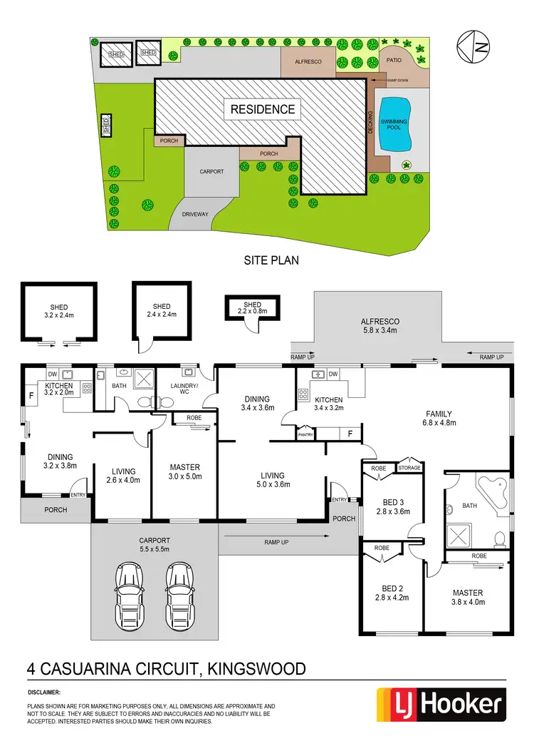 Floorplan of Homely house listing, 4 Casuarina Circuit, Kingswood NSW 2747