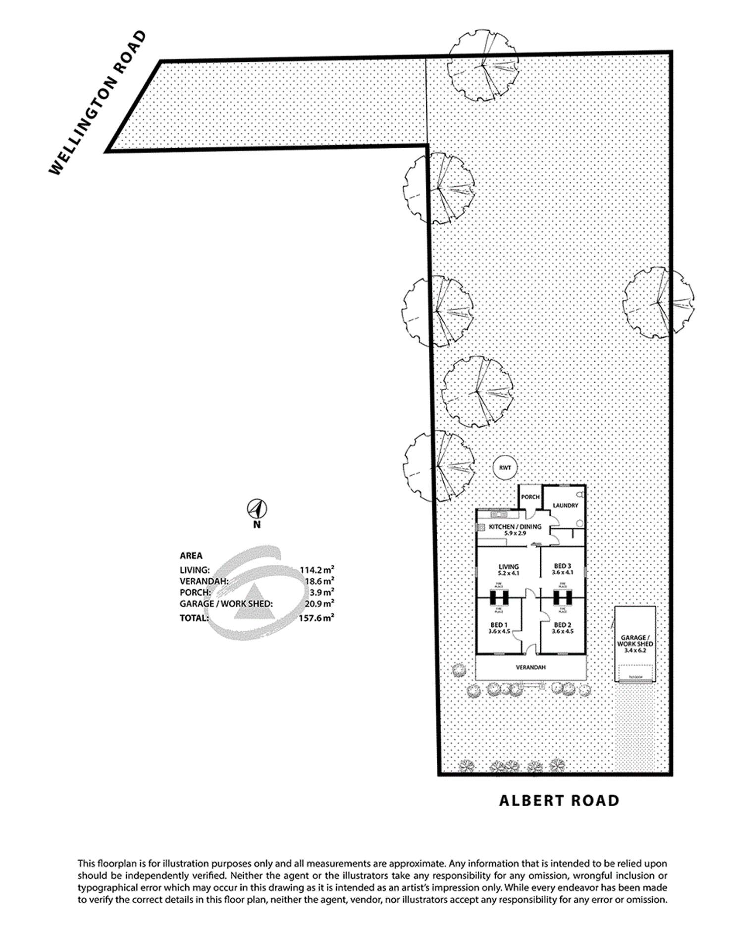 Floorplan of Homely house listing, 20 Albert Road, Mount Barker SA 5251