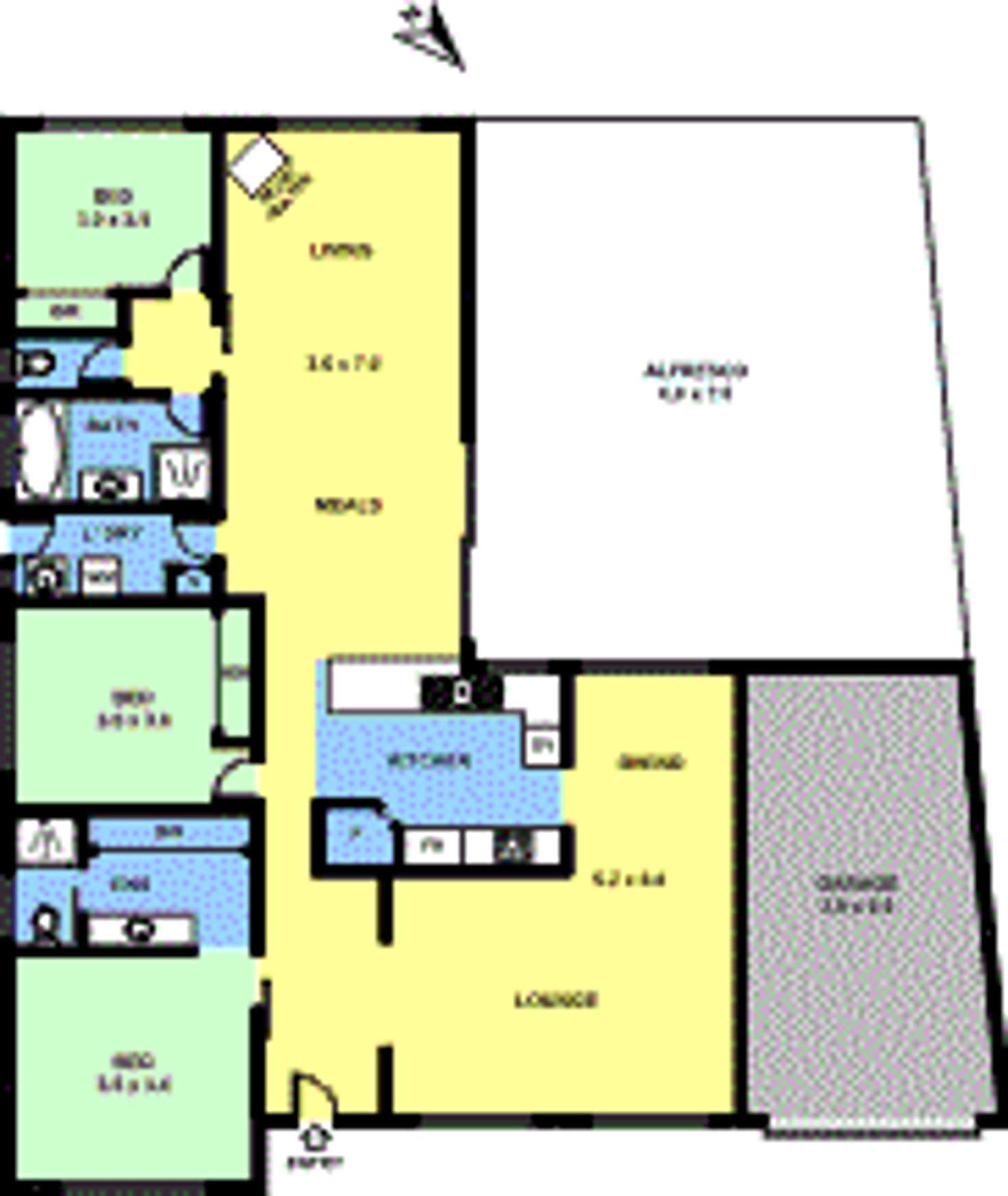 Floorplan of Homely house listing, 39 Evergreen Avenue, Albanvale VIC 3021