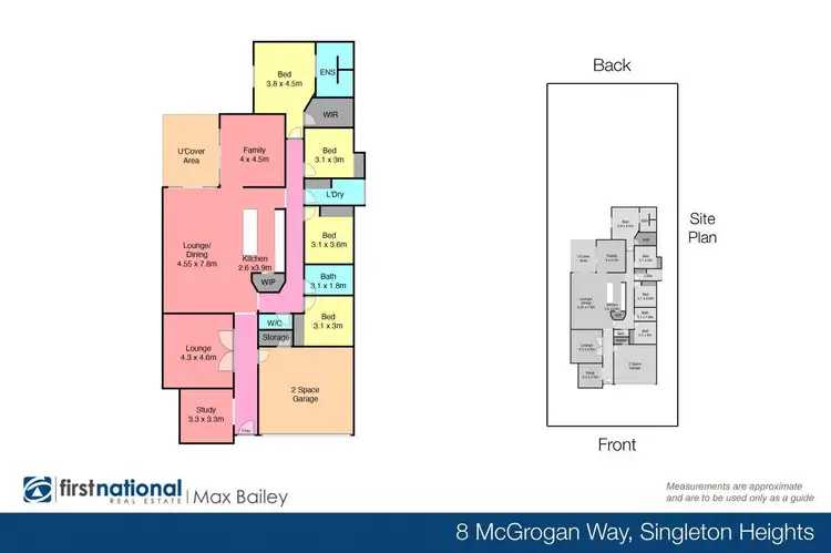 Floorplan of Homely house listing, 8 McGrogan Avenue, Singleton NSW 2330
