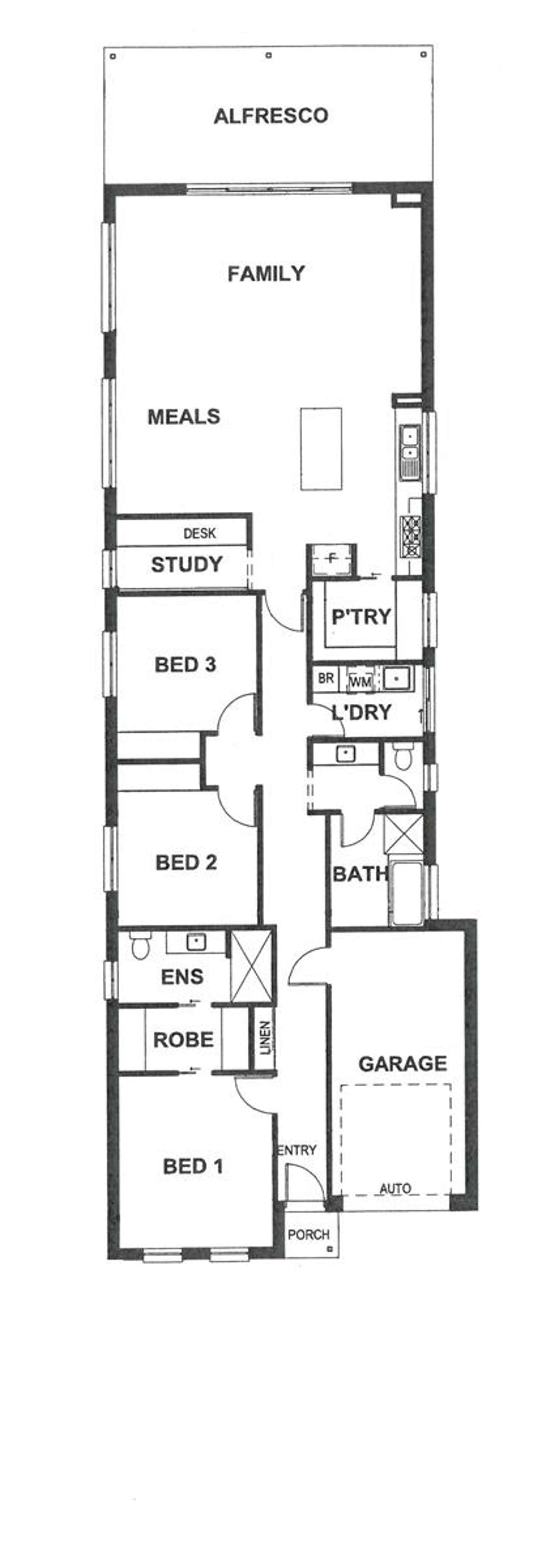 Floorplan of Homely house listing, 8 Parsons Street, Oaklands Park SA 5046