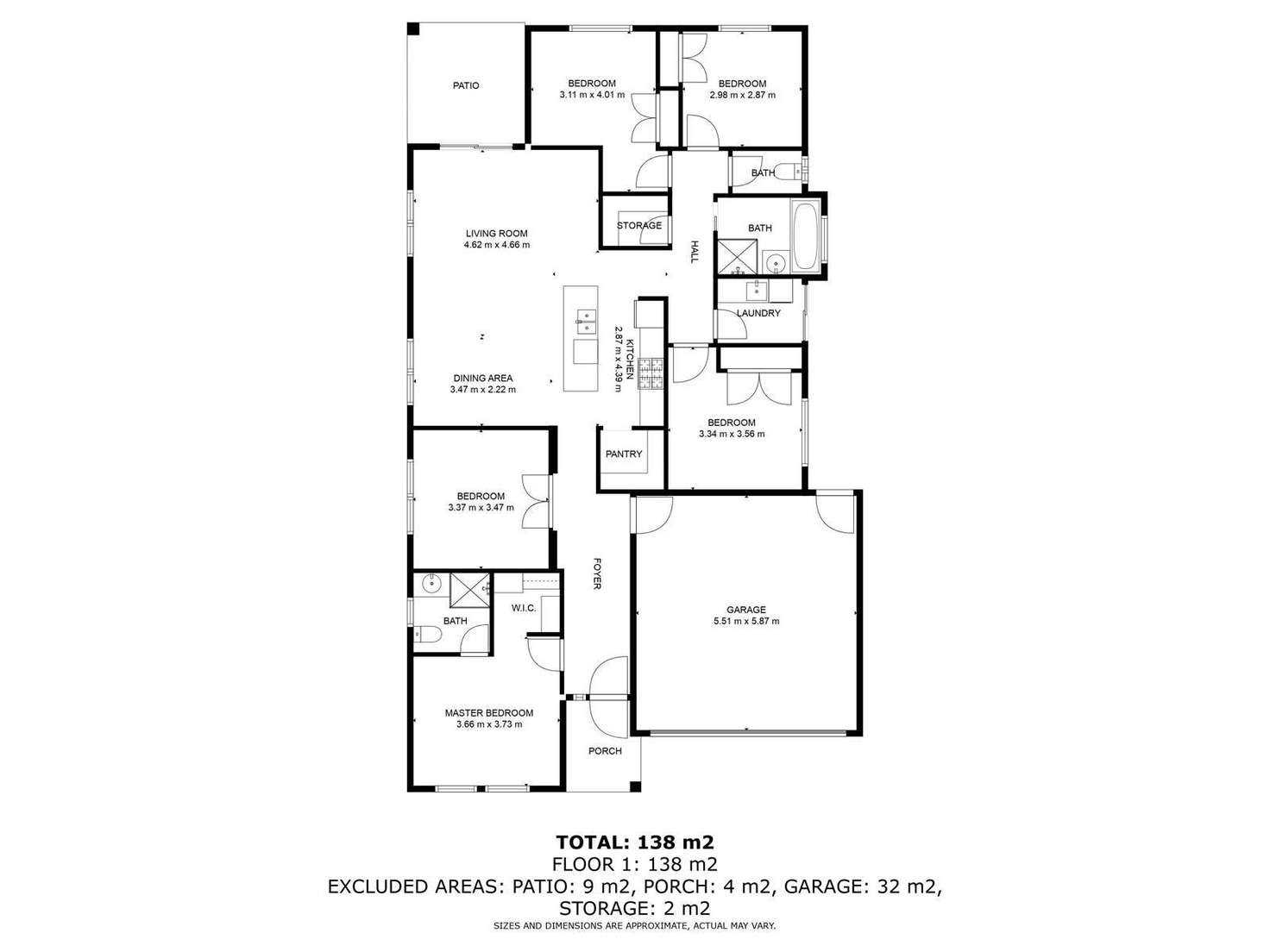 Floorplan of Homely house listing, 8 Parnaby Street, Wodonga VIC 3690