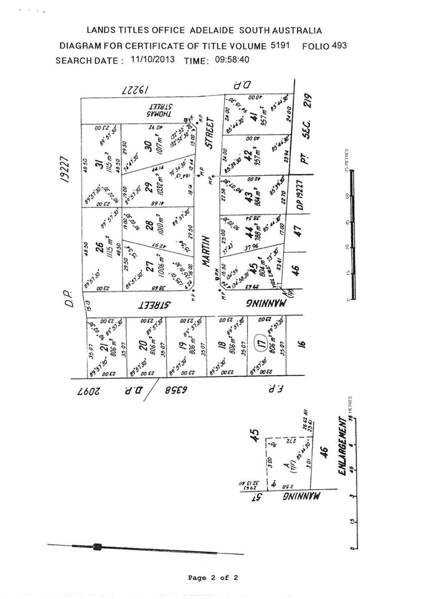 Floorplan of Homely residentialLand listing, LOT 17/9 Manning Street, Stansbury SA 5582