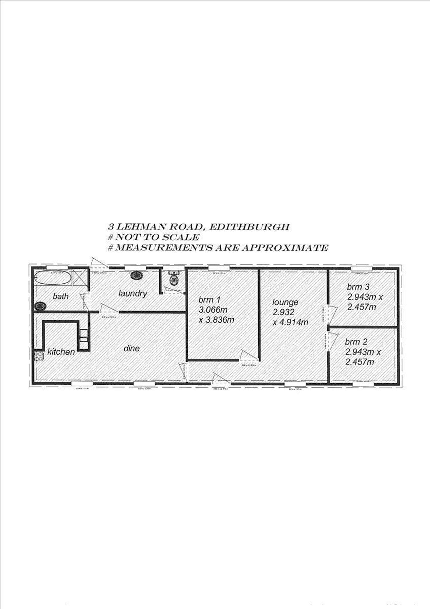 Floorplan of Homely house listing, 3 Lehman Road, Edithburgh SA 5583