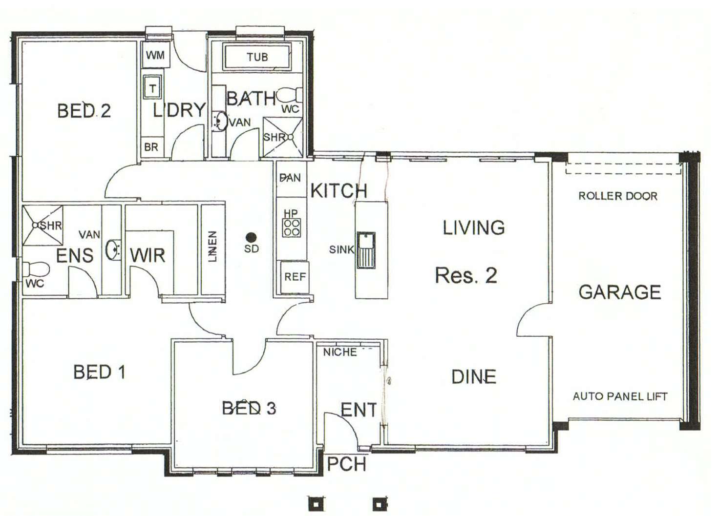 Floorplan of Homely house listing, 1 Vivonne Way, Oaklands Park SA 5046