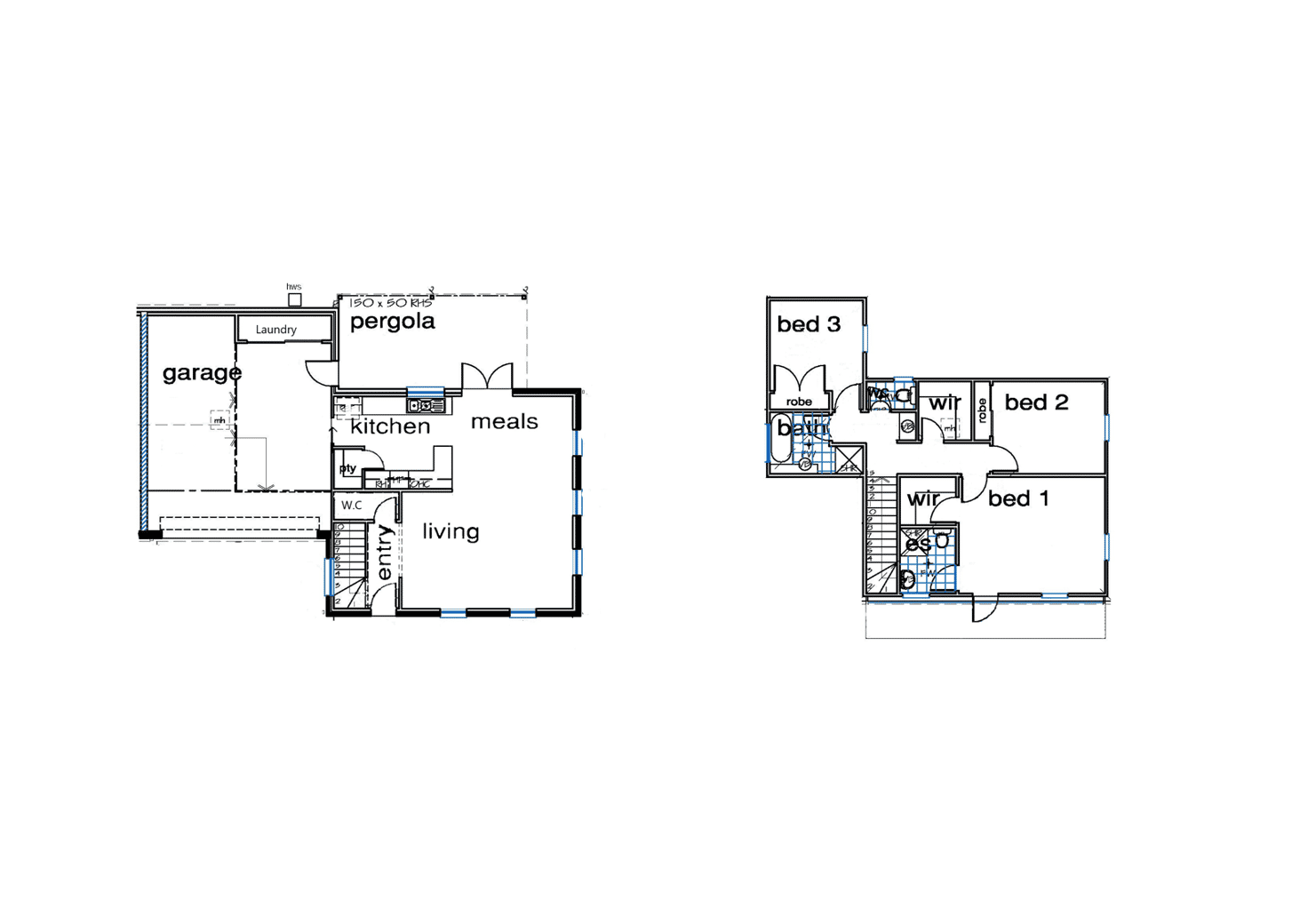 Floorplan of Homely townhouse listing, 2/29 Brockley Street, Wodonga VIC 3690