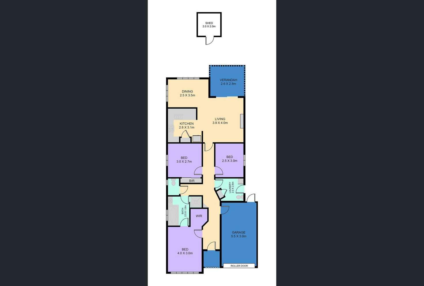 Floorplan of Homely house listing, 47 Trim Crescent, Old Noarlunga SA 5168