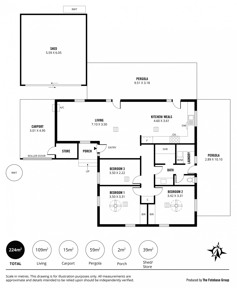 Floorplan of Homely house listing, 5 Cardnell Crescent, Elizabeth East SA 5112
