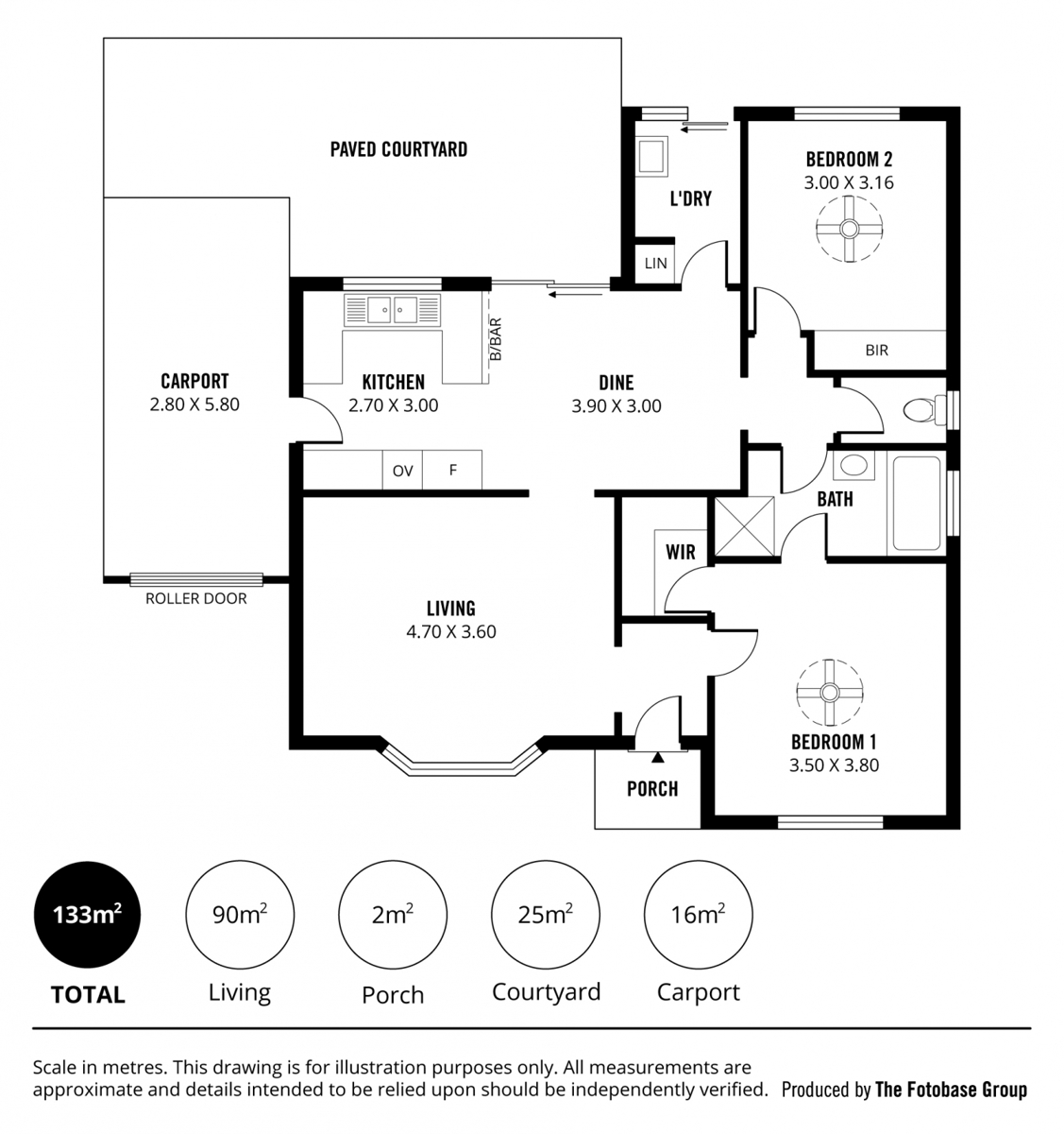 Floorplan of Homely unit listing, 2/35 Military Road, Semaphore South SA 5019