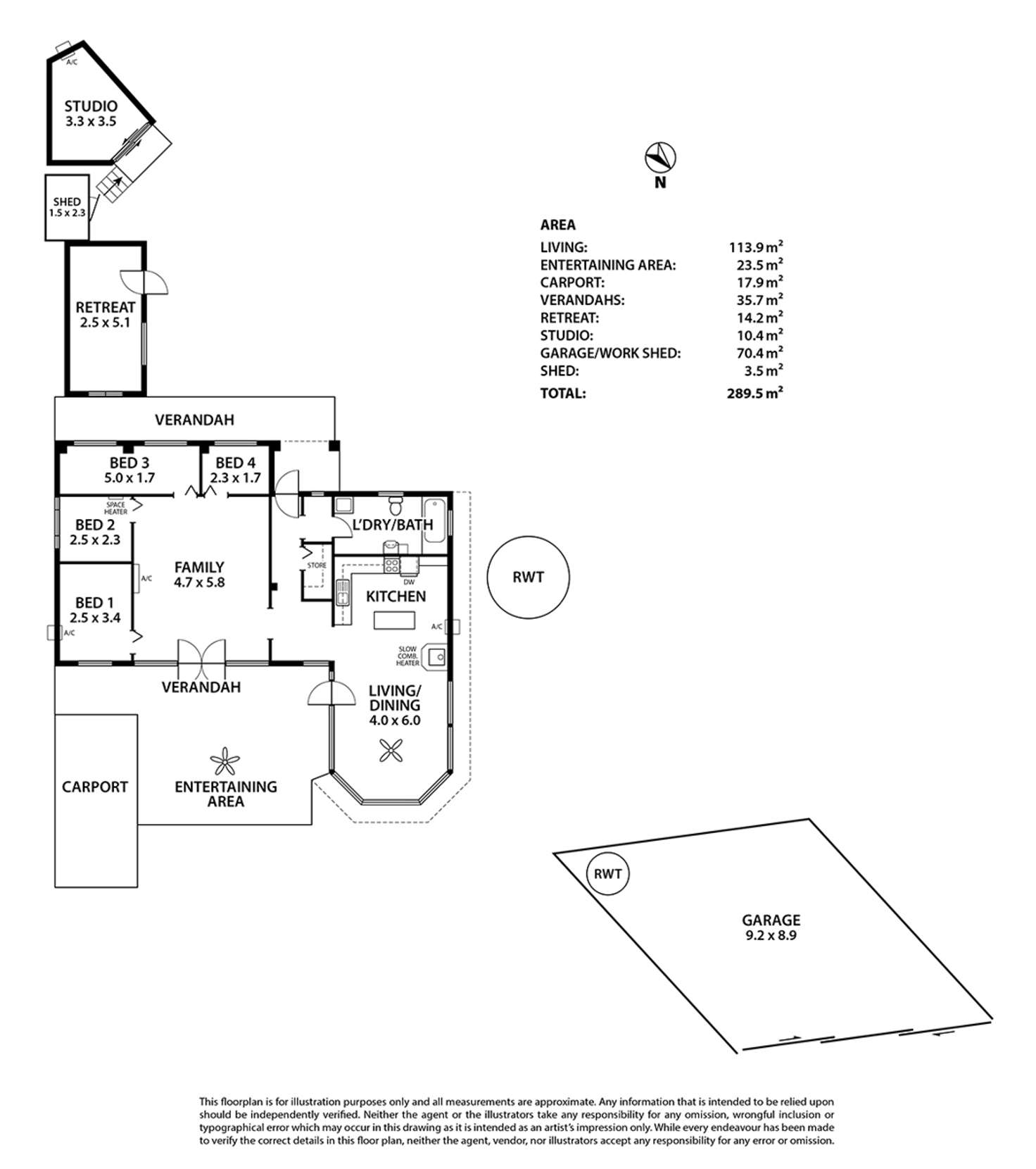 Floorplan of Homely house listing, 1398 East Front Road, Younghusband SA 5238