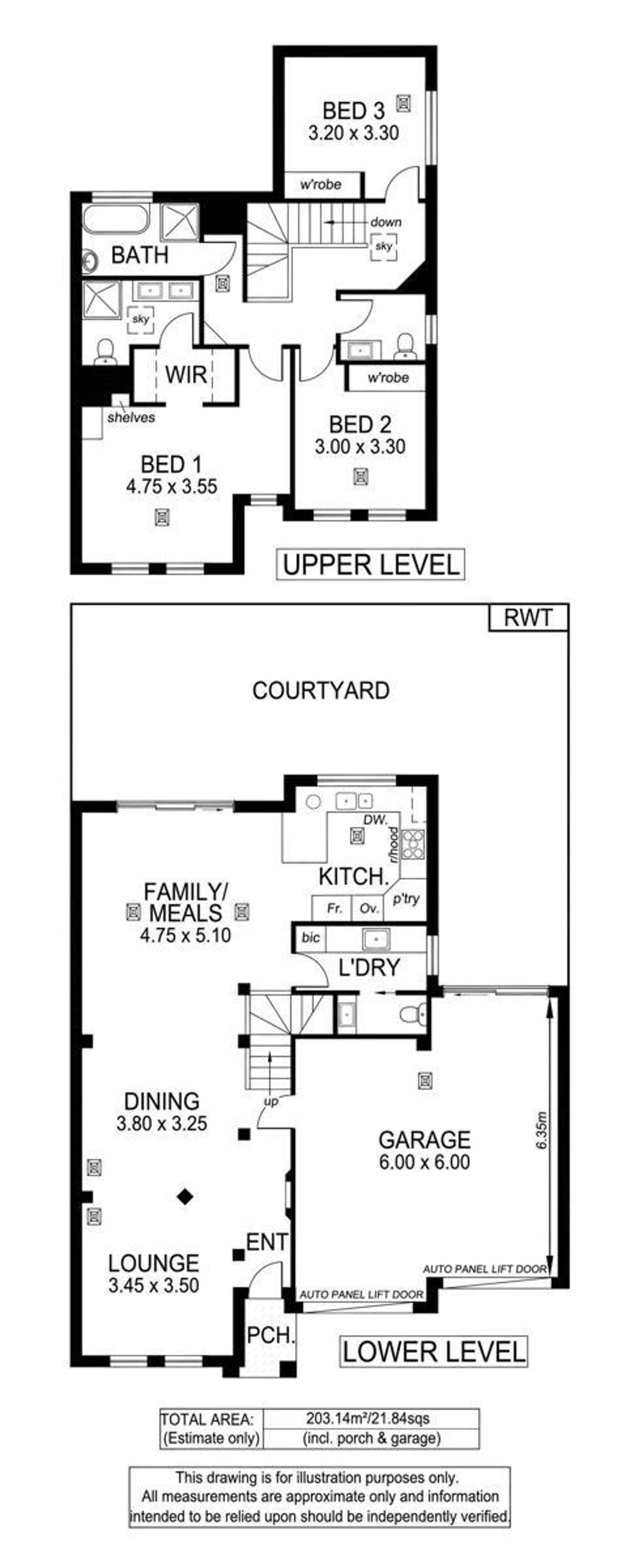 Floorplan of Homely house listing, 1A Grainger Road, Somerton Park SA 5044