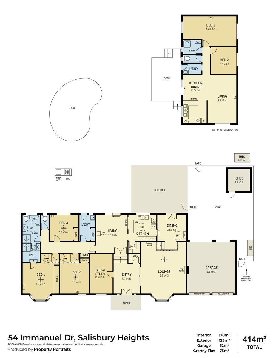Floorplan of Homely house listing, 54 Immanuel Drive, Greenwith SA 5125
