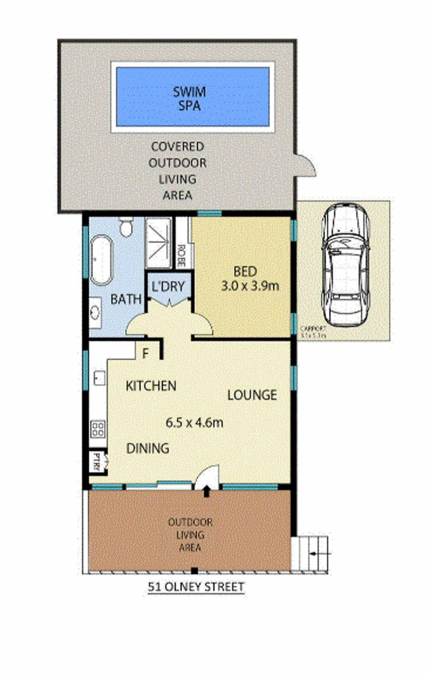 Floorplan of Homely house listing, 51 Olney Street, Ellalong NSW 2325