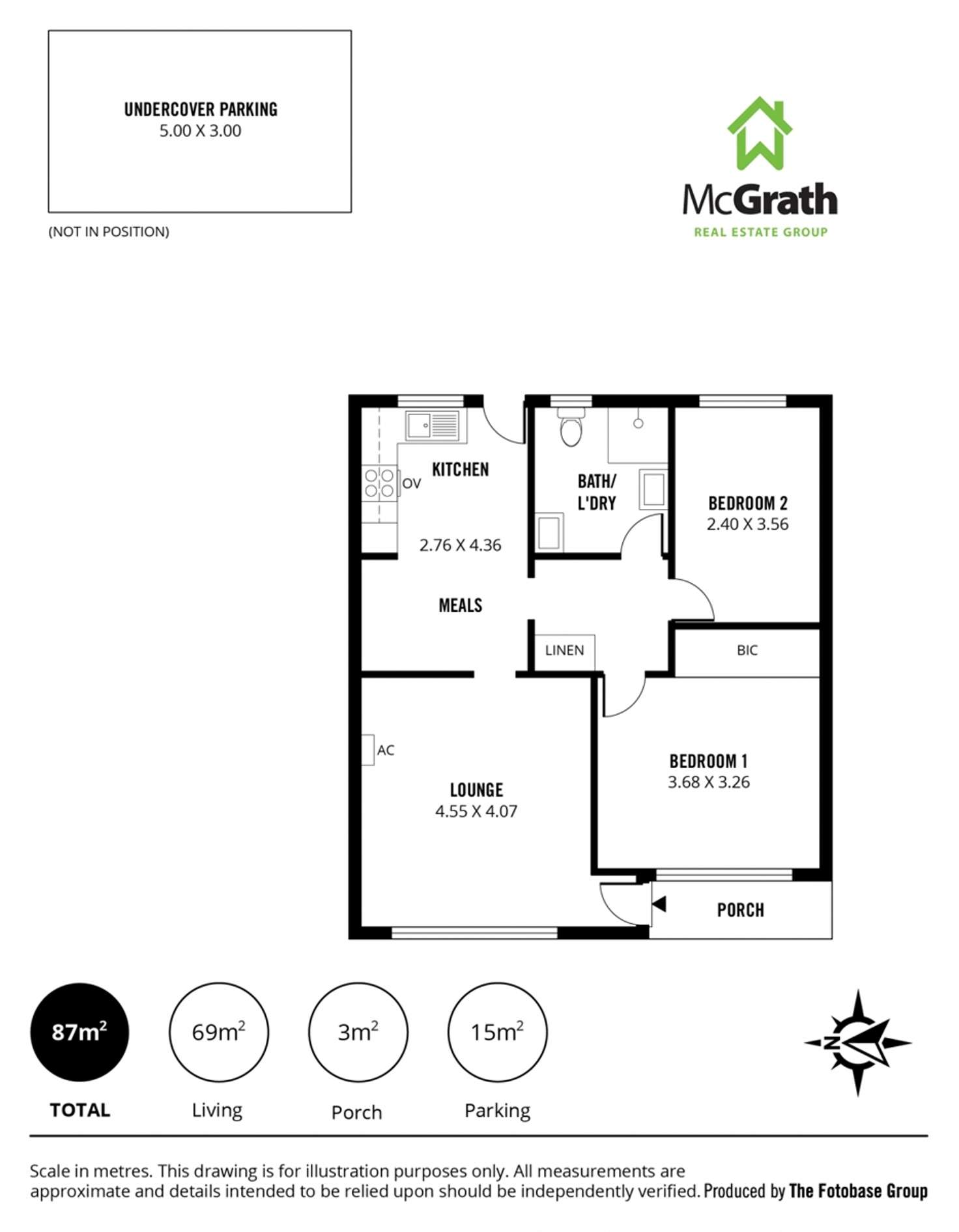 Floorplan of Homely unit listing, 6/23 Macfarlane Street, Glenelg North SA 5045
