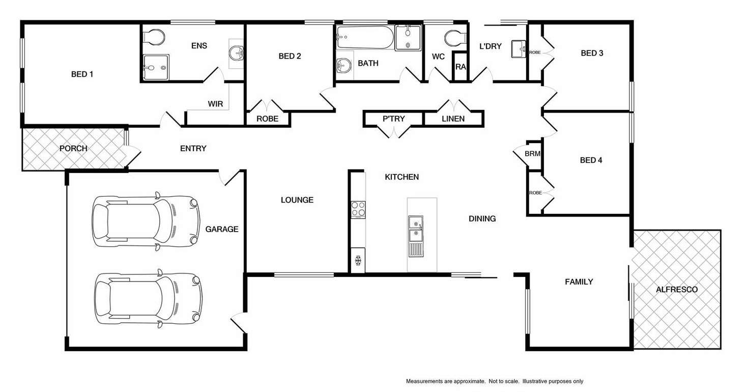 Floorplan of Homely house listing, 13 Bugden Street, Wodonga VIC 3690