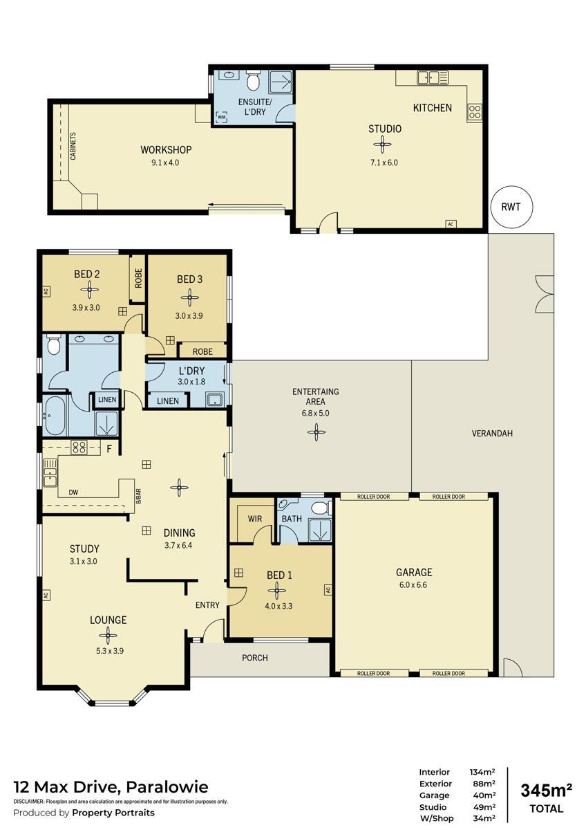 Floorplan of Homely house listing, 12 Max Drive, Paralowie SA 5108