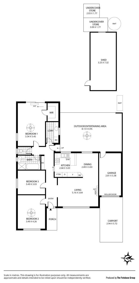 Floorplan of Homely house listing, 5 David Avenue, Black Forest SA 5035
