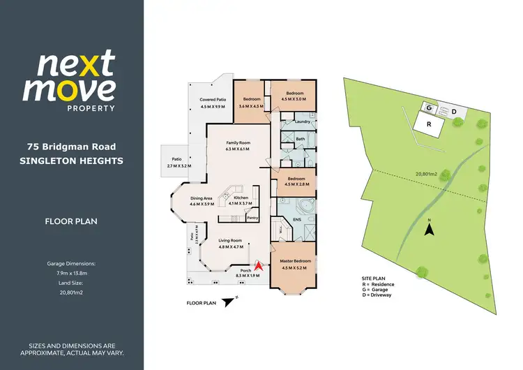 Floorplan of Homely house listing, 75 Bridgman Road, Singleton NSW 2330