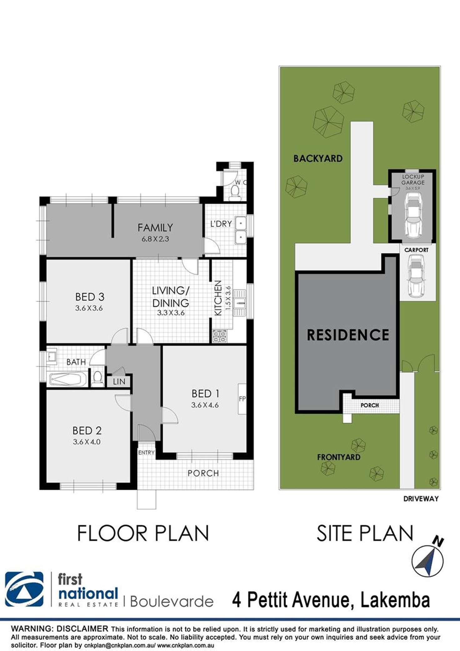 Floorplan of Homely house listing, 4 Pettit Avenue, Lakemba NSW 2195