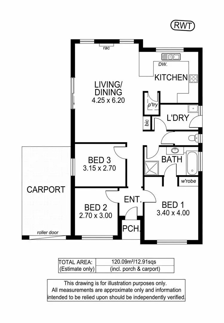 Floorplan of Homely house listing, 21 Clement Drive, Morphett Vale SA 5162