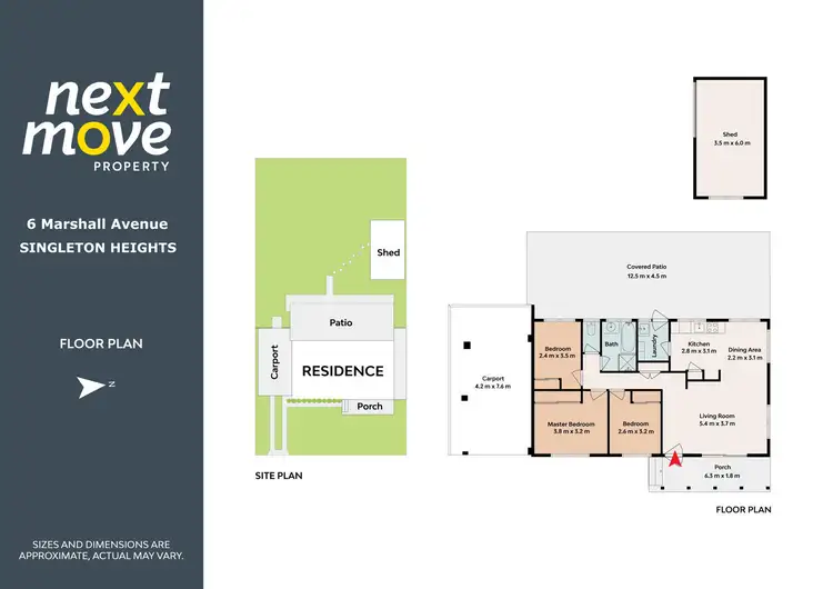Floorplan of Homely house listing, 6 Marshall Avenue, Singleton NSW 2330
