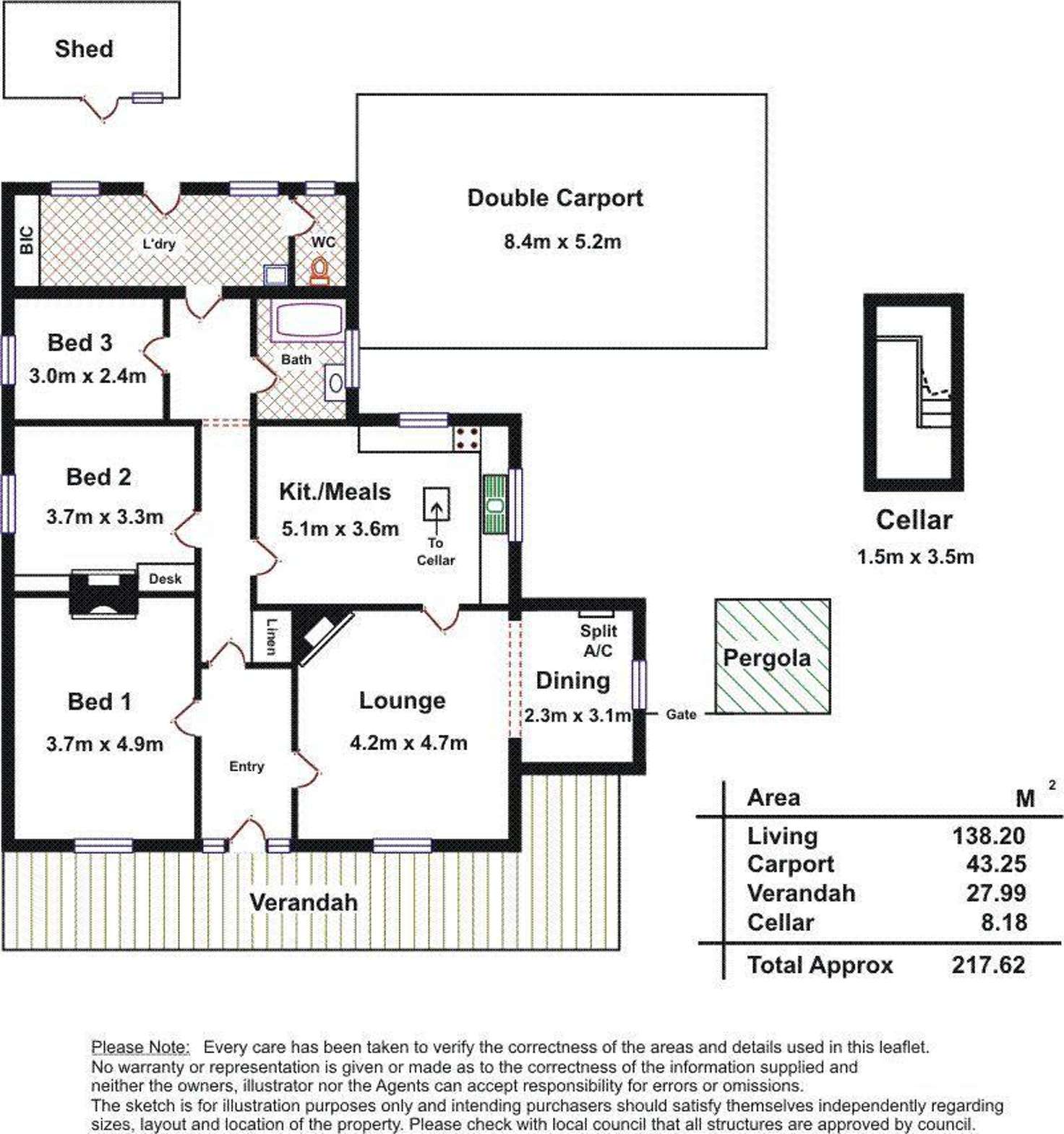 Floorplan of Homely house listing, 1 Edward Street, Evandale SA 5069