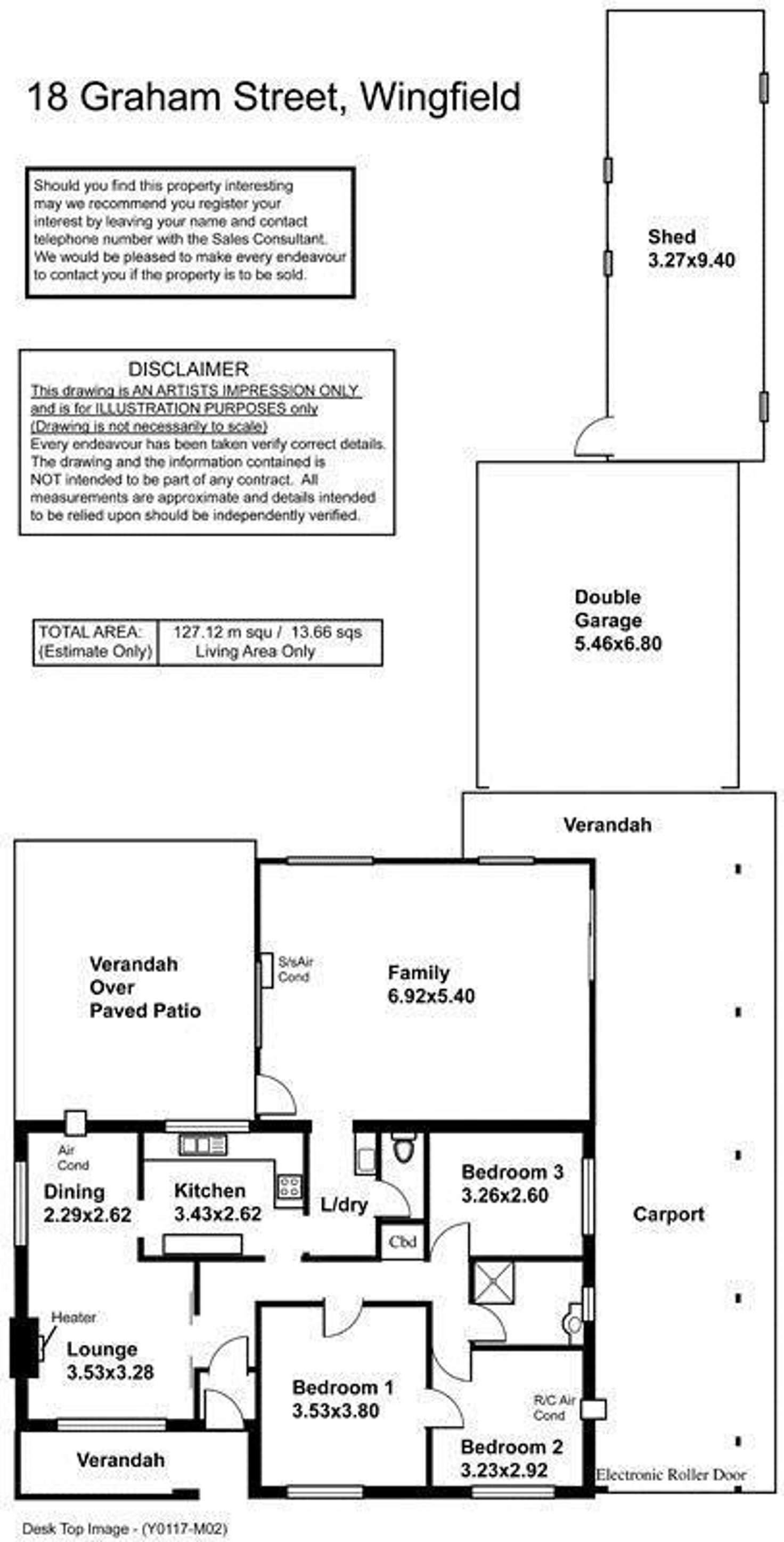 Floorplan of Homely house listing, 18 Graham Street, Wingfield SA 5013