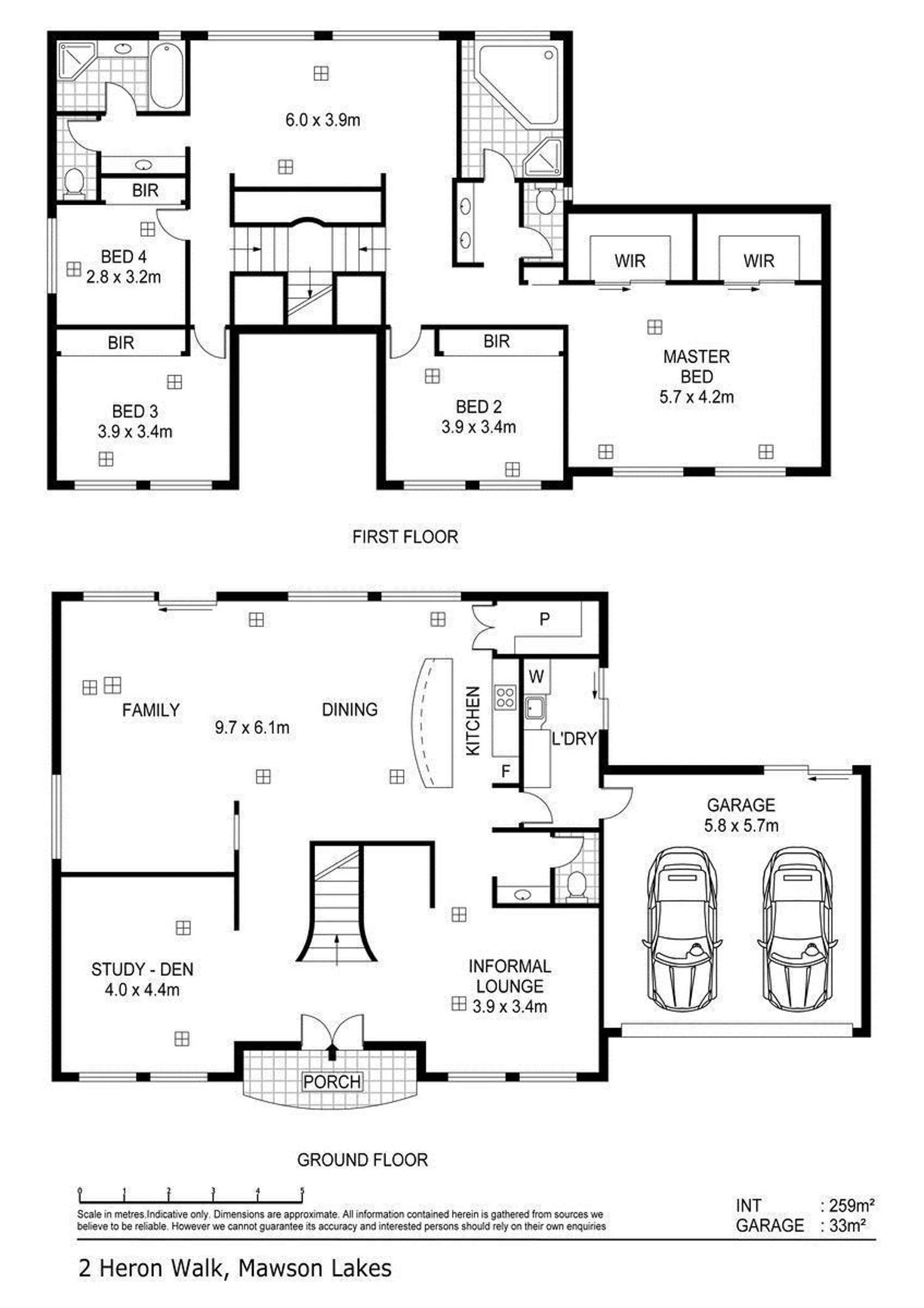 Floorplan of Homely house listing, 2 Heron Walk, Mawson Lakes SA 5095