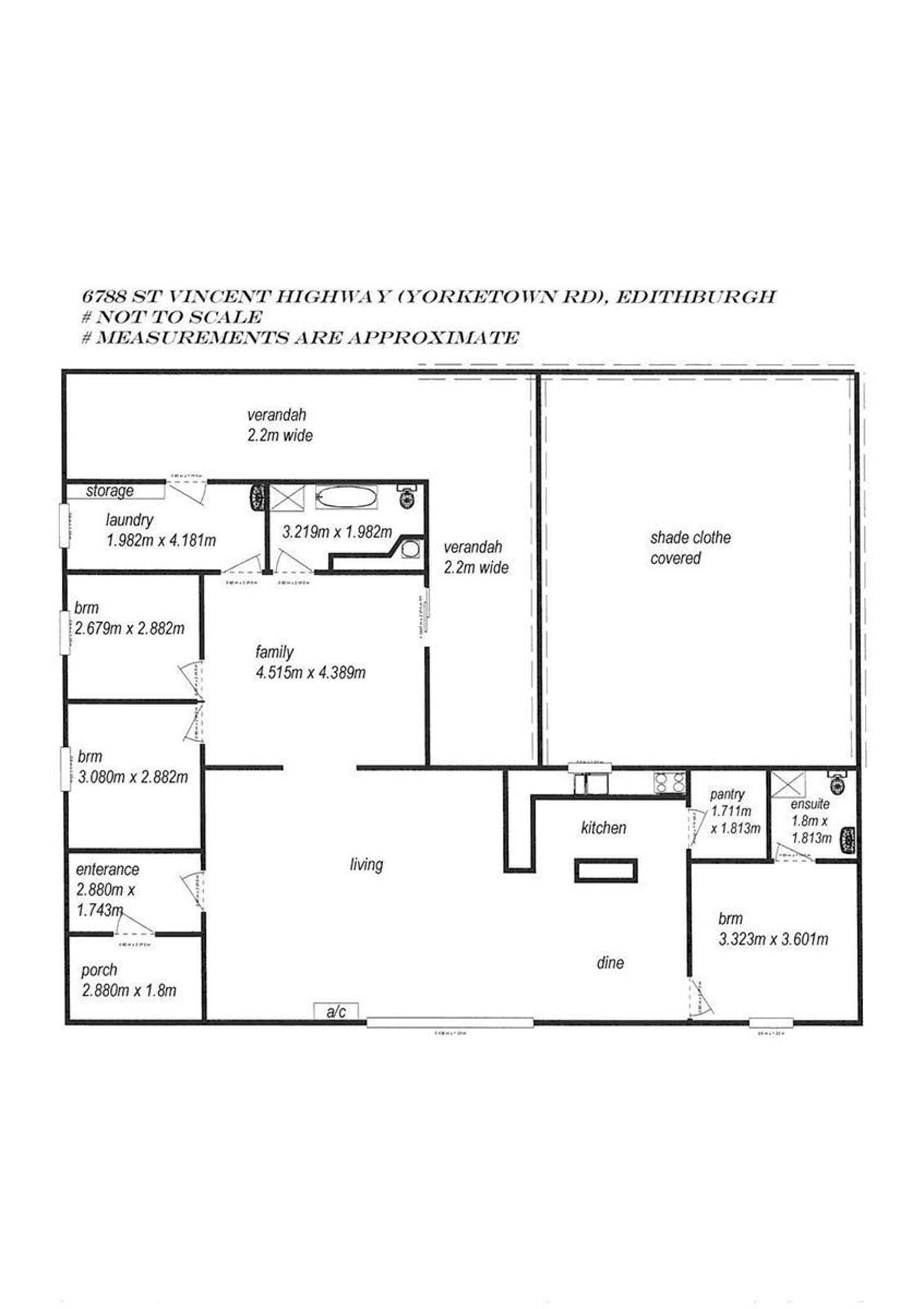 Floorplan of Homely house listing, 6788 St Vincent Highway (Yorketown Rd), Edithburgh SA 5583