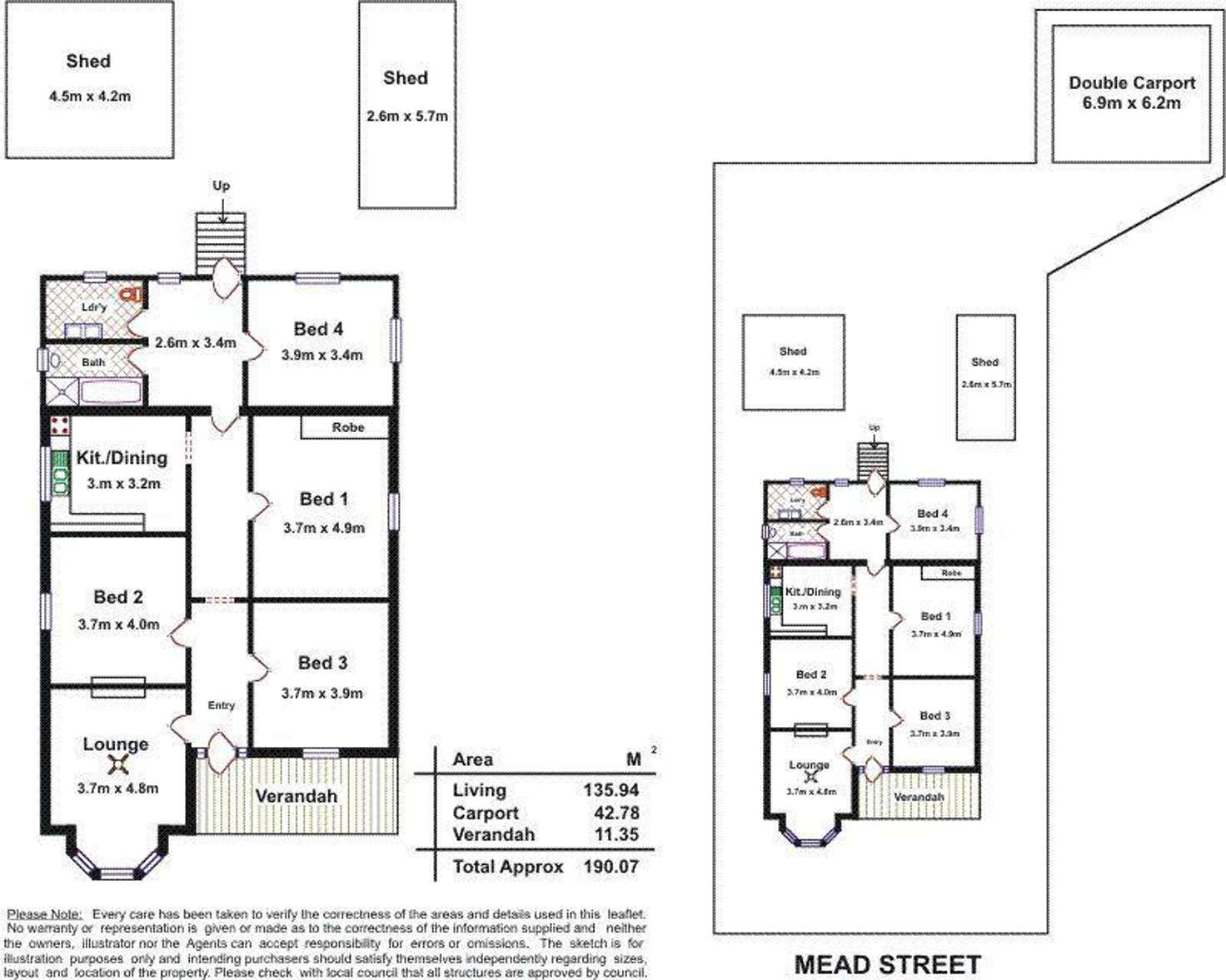 Floorplan of Homely house listing, 26 Mead Street, Birkenhead SA 5015