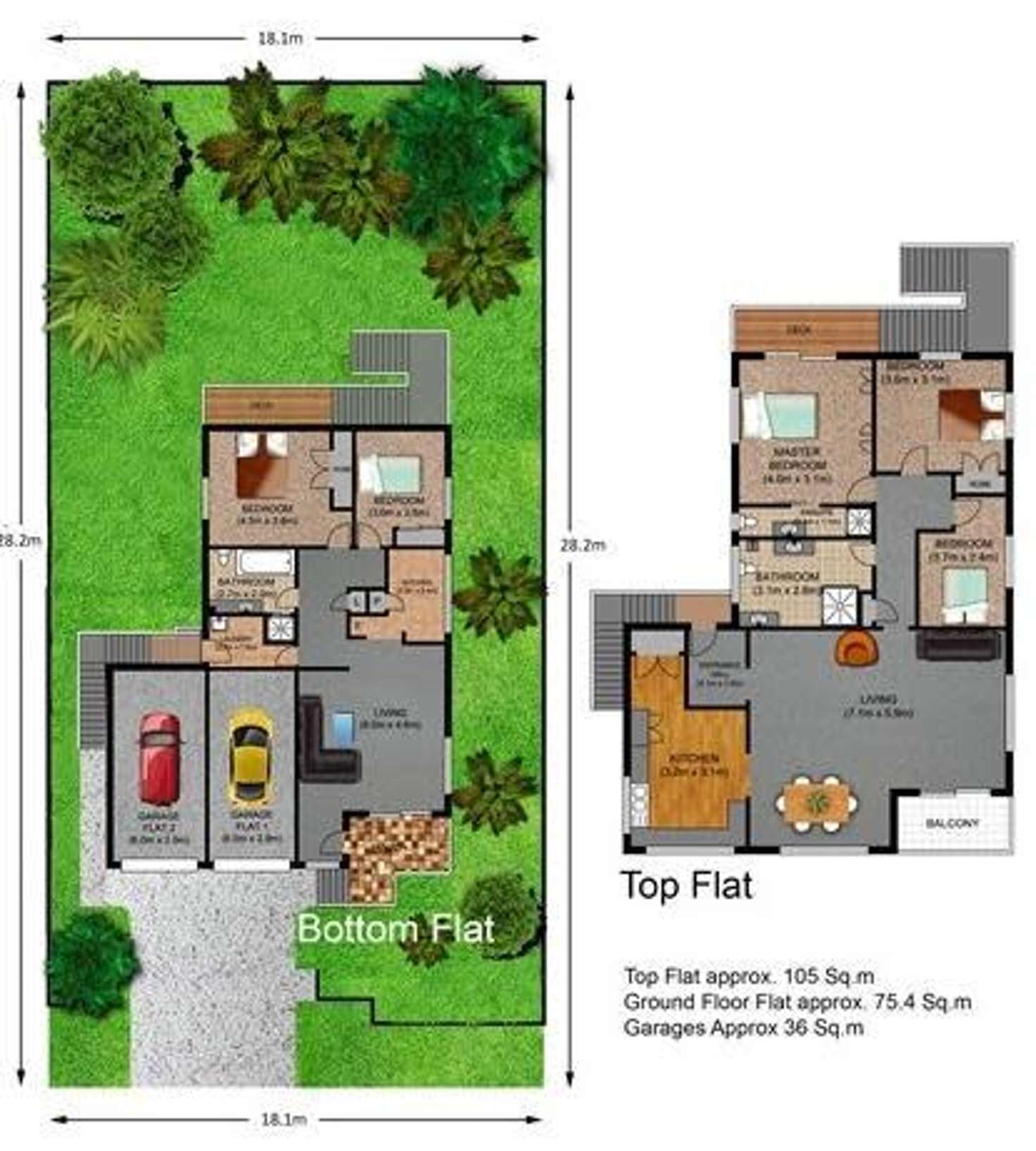 Floorplan of Homely house listing, 8 Sunrise Boulevard, Surfers Paradise QLD 4217