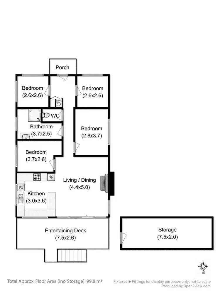 Floorplan of Homely house listing, 67 Flakemores Road, Eggs And Bacon Bay TAS 7112