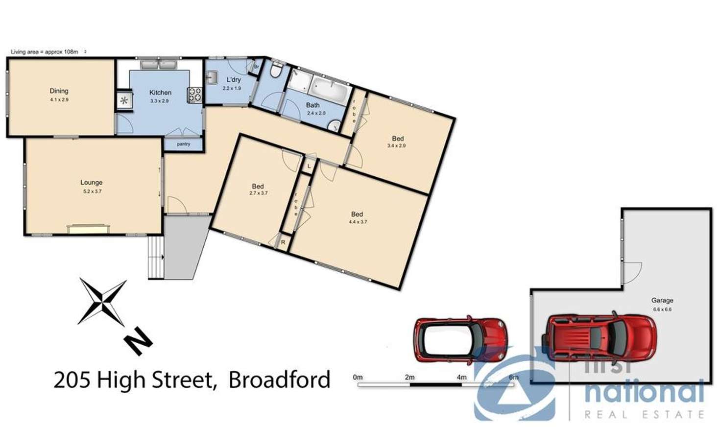 Floorplan of Homely house listing, 205 High Street, Broadford VIC 3658